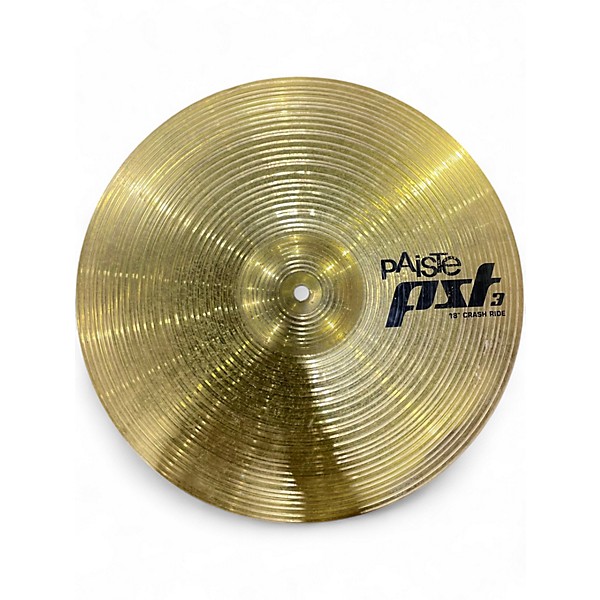 Used Paiste 18in PST5 Crash Ride Cymbal
