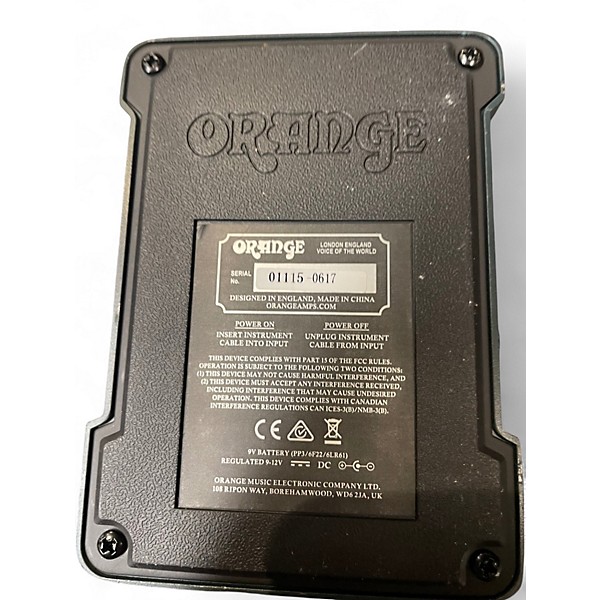 Used Orange Amplifiers THE AMP DENTONATOR Pedal