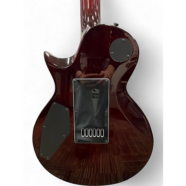 Used 2022 Esp ltd ec1000 evertune dark brown sunburst Solid Body Electric Guitar