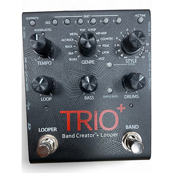 Used DigiTech Trio+ Band Creator Plus Looper Pedal