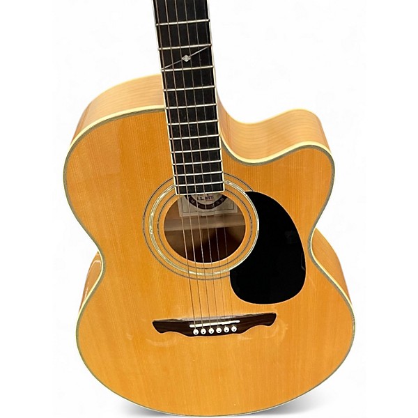 Used Alvarez AJ60C Natural Acoustic Electric Guitar