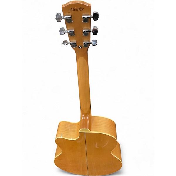 Used Alvarez AJ60C Natural Acoustic Electric Guitar