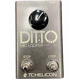 Used TC Helicon DITTO MIC LOOPER Pedal