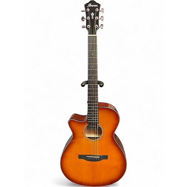 Used Ibanez AEG58L Violin Burst Acoustic Electric Guitar