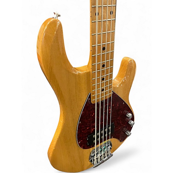 Used OLP STINGRAY STYLE 5 STRING BASS Natural Electric Bass Guitar