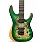 Used Schecter Guitar Research REAPER 6 BURL GREEN Solid Body Electric Guitar thumbnail