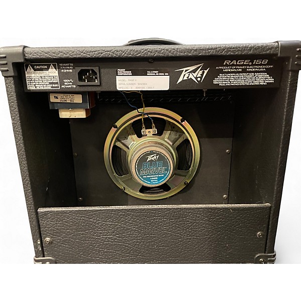 Used Peavey Rage 158 1X8 15W Guitar Combo Amp