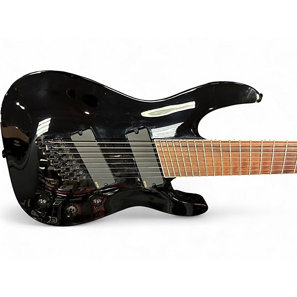 Used Jackson SLATX8 Black Solid Body Electric Guitar