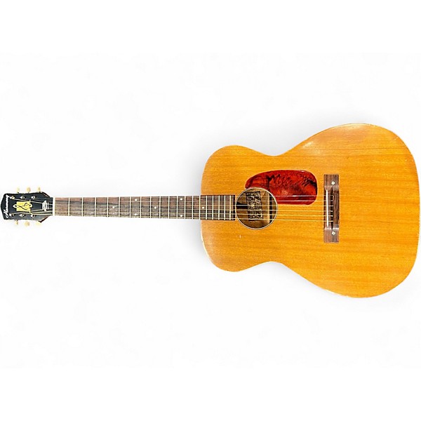 Vintage 1960s Harmony H-165 Natural Acoustic Guitar