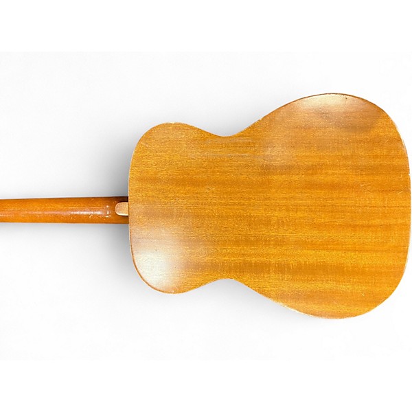 Vintage 1960s Harmony H-165 Natural Acoustic Guitar