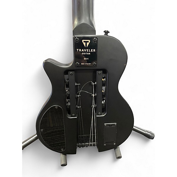 Used Traveler Guitar EG1 Custom Black Electric Guitar