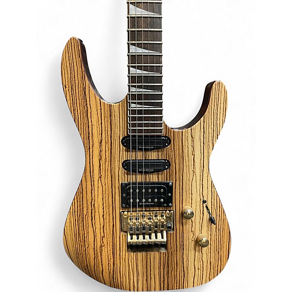 Used Jackson X SERIES SOLOIST ZEBRAWOOD Natural Solid Body Electric Guitar