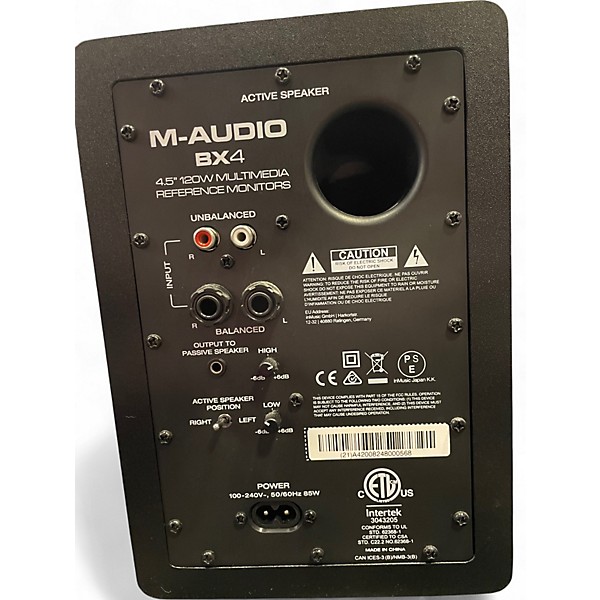 Used M-Audio BX4 Pair Powered Monitor