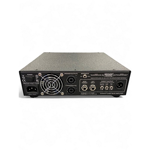 Used MESA/Boogie SUBWAY D-800 Bass Amp Head