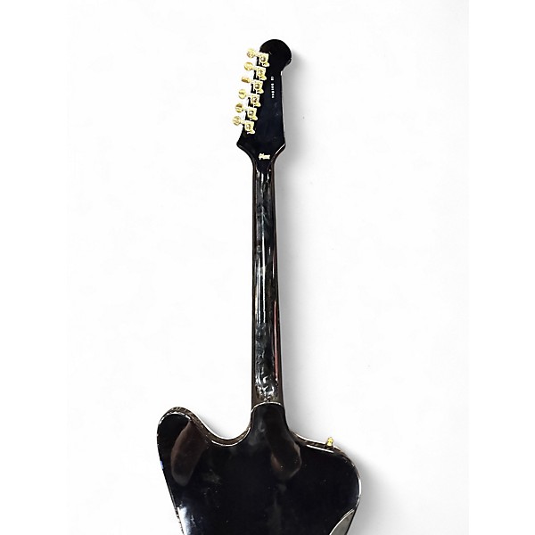 Used Gibson Firebird Custom Black and Gold Solid Body Electric Guitar