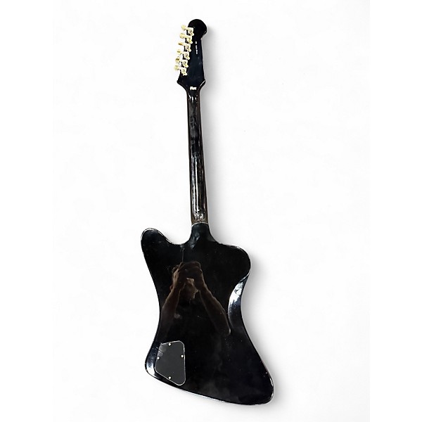 Used Gibson Firebird Custom Black and Gold Solid Body Electric Guitar