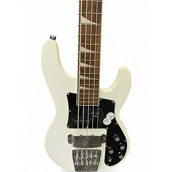 Used Jackson CBXNT Alpine White Electric Bass Guitar