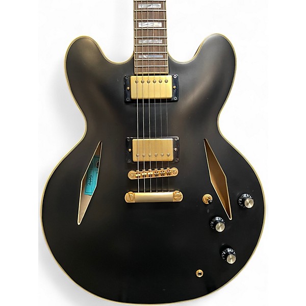 Used Epiphone EMILY WOLFE Sheraton Black Hollow Body Electric Guitar