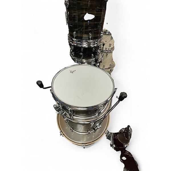 Used Gretsch Drums 5 Piece Energy Gunmetal Gray Drum Kit