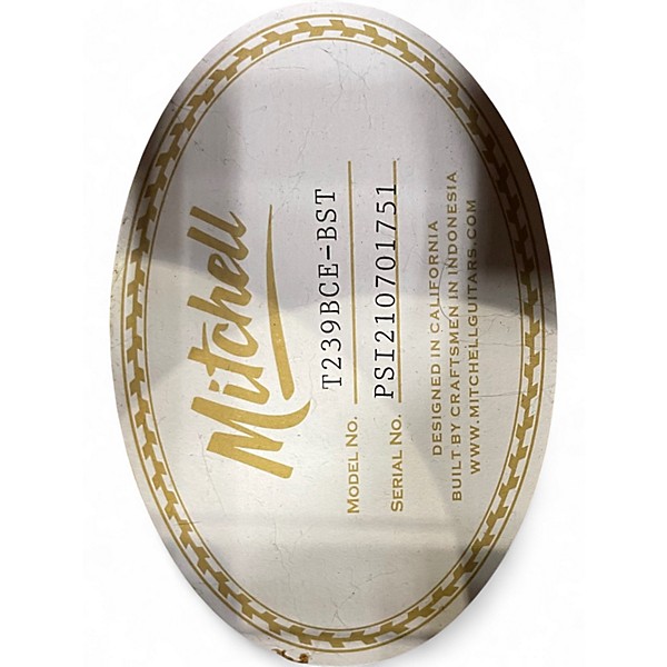 Used Mitchell T239BCE Walnut Acoustic Bass Guitar