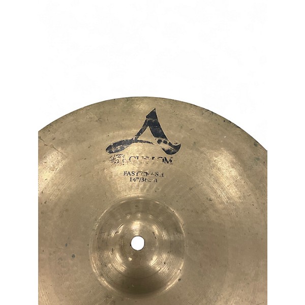 Used Zildjian 14in A Custom Fast Crash Cymbal