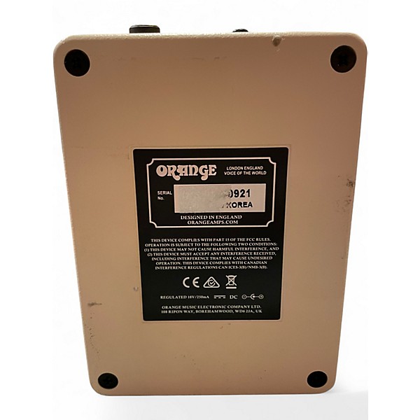 Used Orange Amplifiers Acoustic Pedal Pedal