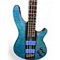 Used Schecter Guitar Research C4 GT Transparent Blue Electric Bass Guitar