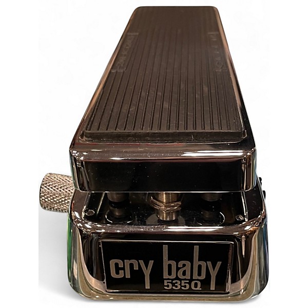 Used Dunlop 535QC Chrome Cry Baby Wah Effect Pedal