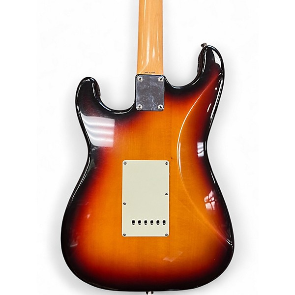 Vintage 1998 Fender ST-62DEX2 3 Color Sunburst Solid Body Electric Guitar