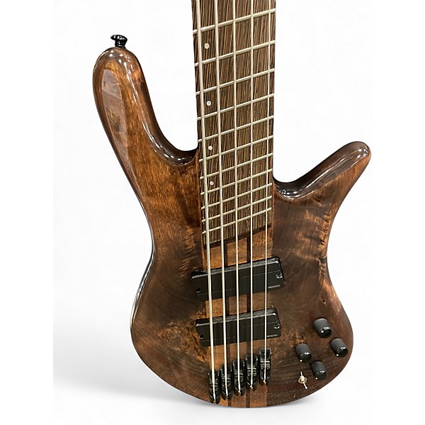 Used Spector ns5 dimension Natural Electric Bass Guitar