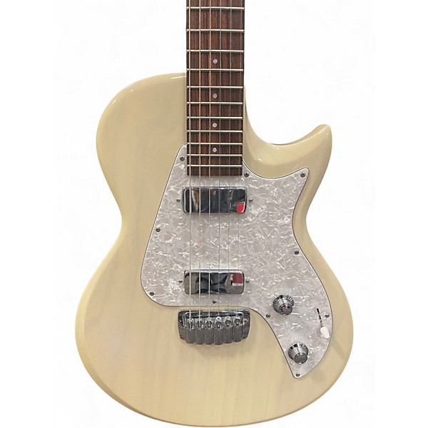 Used Taylor SB1-X Trans White Solid Body Electric Guitar
