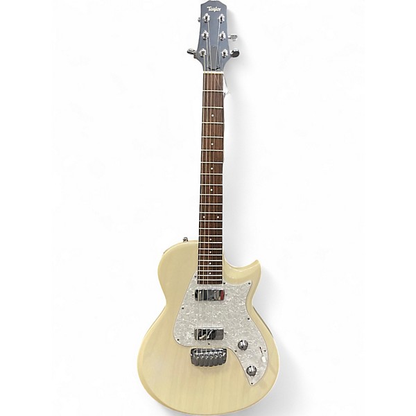 Used Taylor SB1-X Trans White Solid Body Electric Guitar