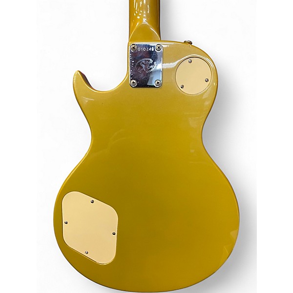 Vintage 1999 SX LES PAUL STYLE SINGLE CUT Gold Top Solid Body Electric Guitar