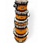 Used Pearl 5 Piece DECADE AMBER BURST Drum Kit thumbnail