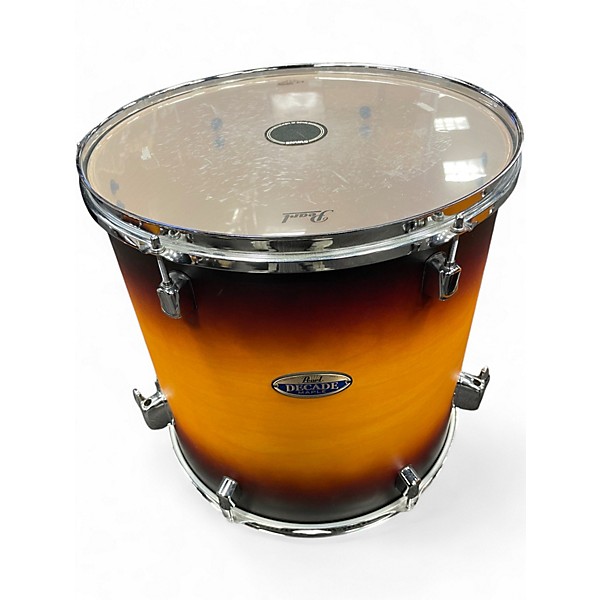 Used Pearl 5 Piece DECADE AMBER BURST Drum Kit