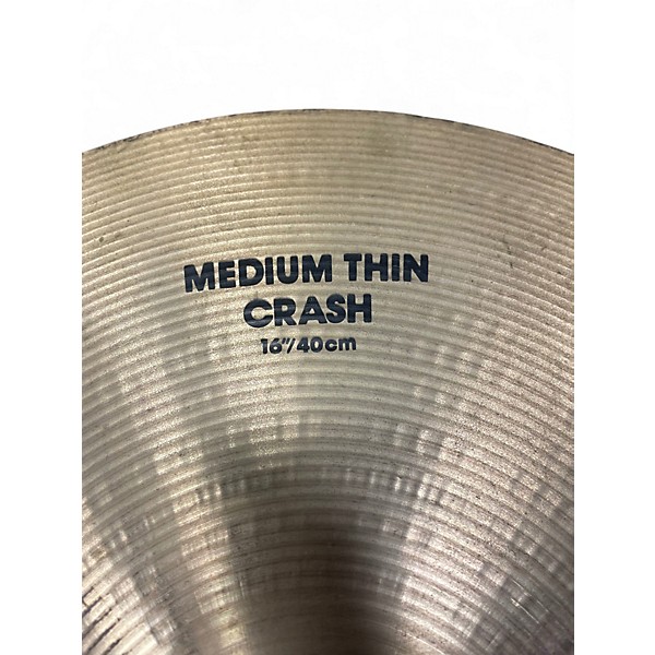 Used Zildjian 16in AVEDIS MEDIUM THIN CRASH Cymbal