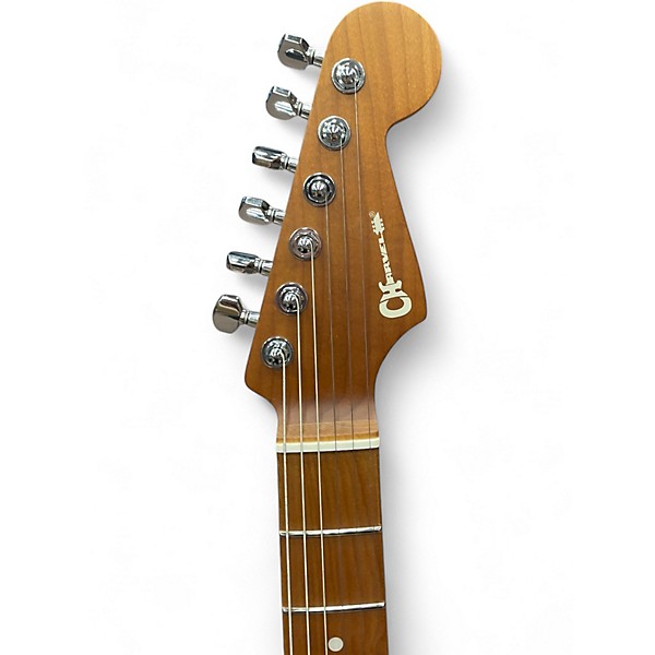 Used Charvel Guthrie Govan Signature MJ Series San Dimas SD24 CM 3 Tone Sunburst Solid Body Electric Guitar