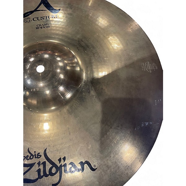 Used Zildjian 18in A Custom Crash Cymbal