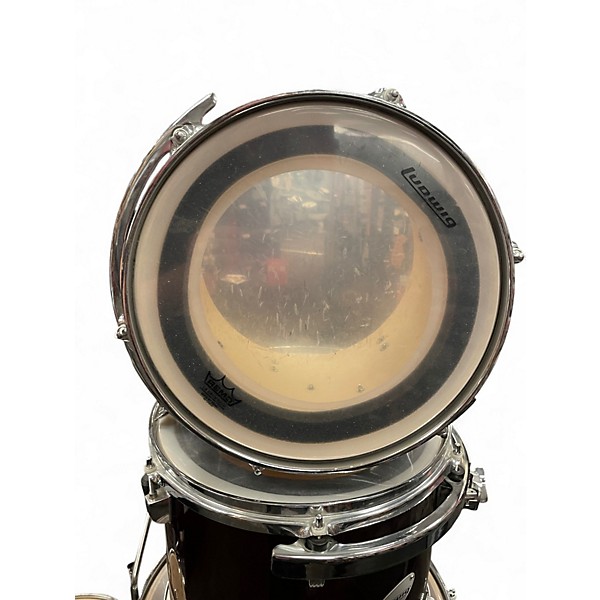 Used Ludwig 6 Piece Accent CS Ruby Red Drum Kit