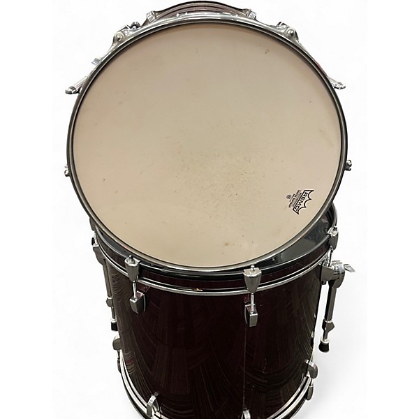 Used Ludwig 6 Piece Accent CS Ruby Red Drum Kit