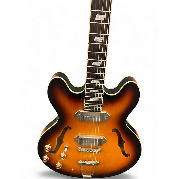 Used Epiphone LEFTY CASINO VS 2 Color Sunburst Hollow Body Electric Guitar