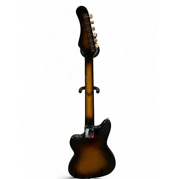 Vintage 1960s Teisco Audition Sunburst Solid Body Electric Guitar