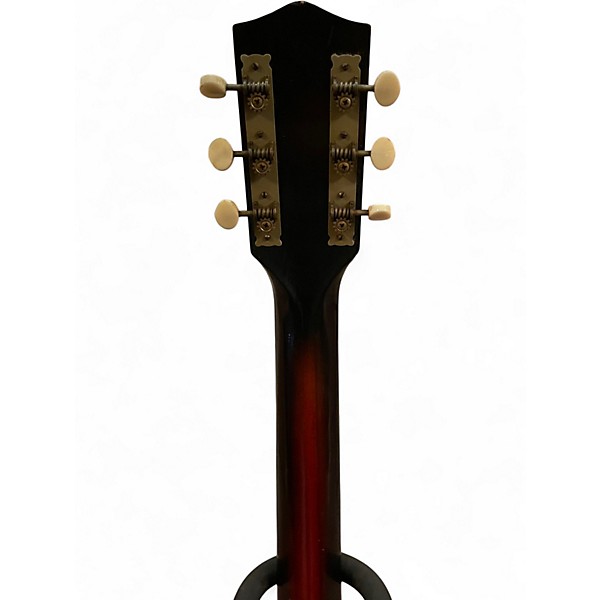 Vintage 1950s Holiday H45 Redburst Solid Body Electric Guitar