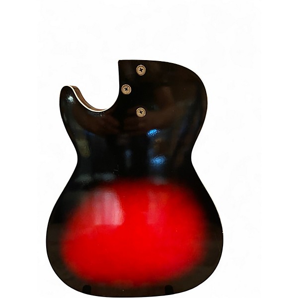 Vintage 1950s Holiday H45 Redburst Solid Body Electric Guitar