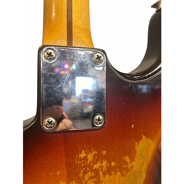 Vintage 1959 Fender Stratocaster 3 Tone Sunburst Solid Body Electric Guitar