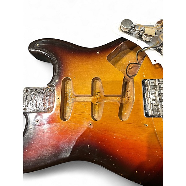 Vintage 1959 Fender Stratocaster 3 Tone Sunburst Solid Body Electric Guitar