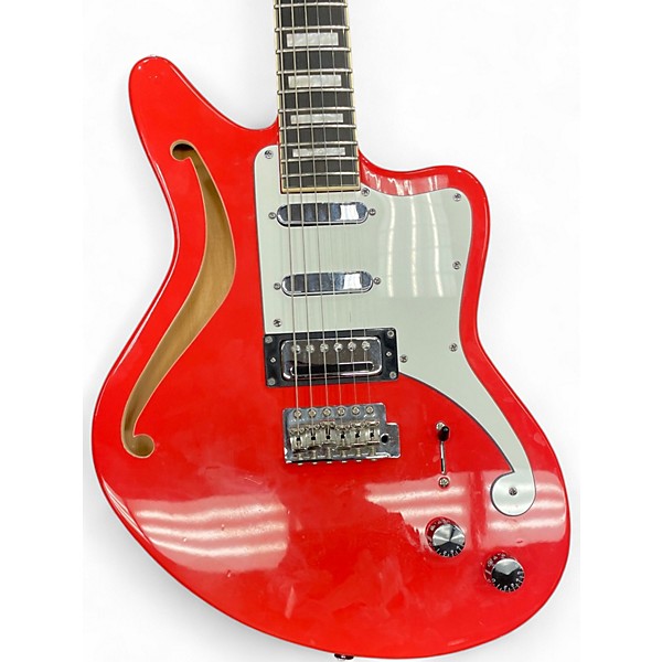 Used D'Angelico Premier BEDFORD SH Fiesta Red Hollow Body Electric Guitar