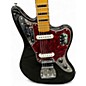 Used 2023 Fender VINTERA II JAGUAR Black Solid Body Electric Guitar