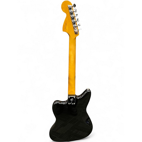Used 2023 Fender VINTERA II JAGUAR Black Solid Body Electric Guitar