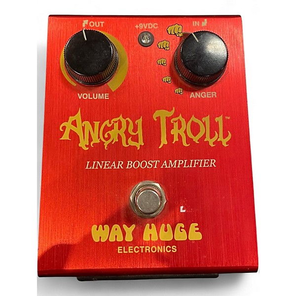 Used Way Huge Electronics WHE101 Angry Troll Boost Effect Pedal